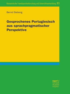 cover image of Gesprochenes Portugiesisch aus sprachpragmatischer Perspektive